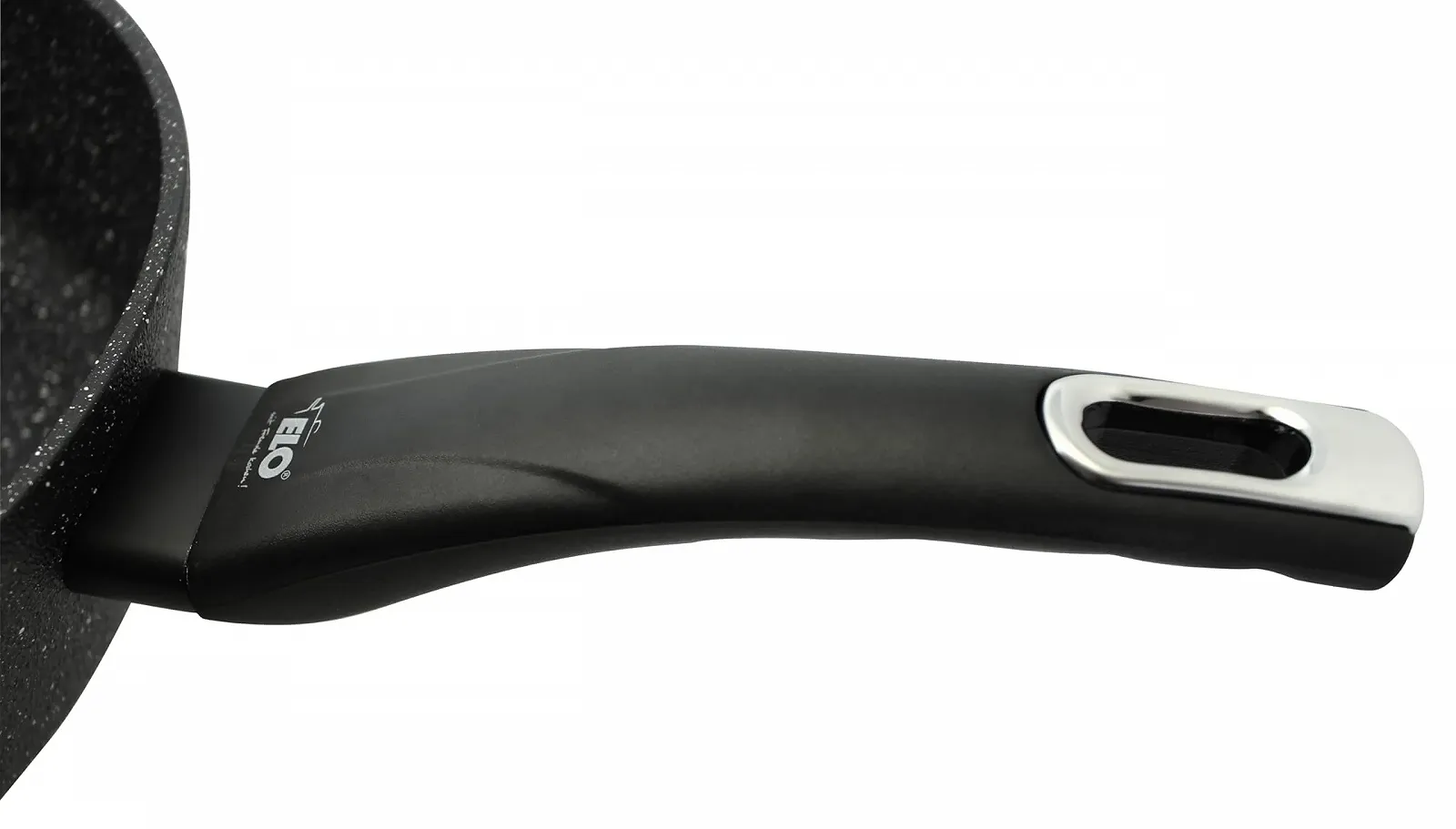 Сковорідка для соте Granite Evolution 24 см, Мікростільникова структура, професійне антипригарне покриття ELODUR, підходить для індукційних плит, чорна, фото №6