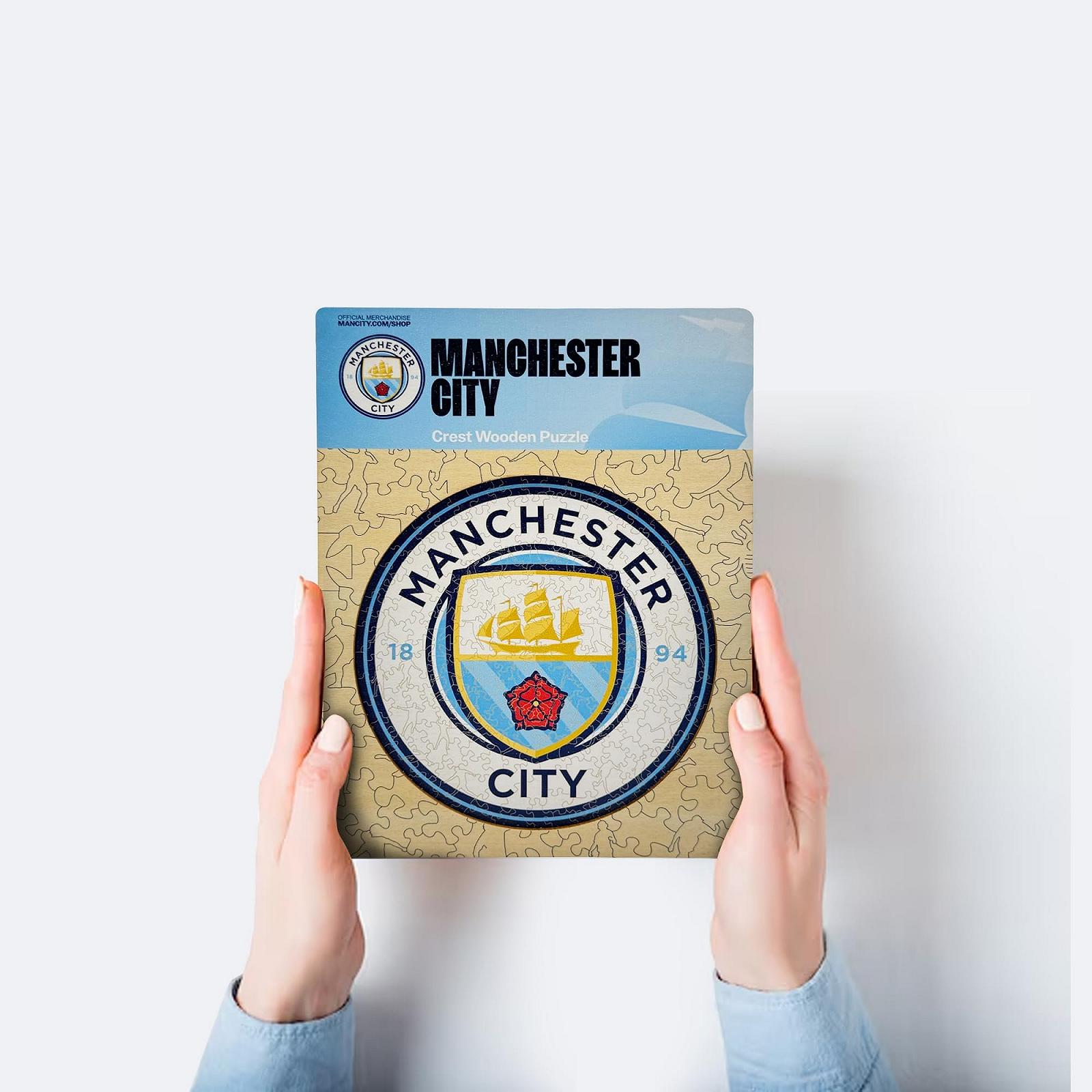 Пазл Iconic Puzzles Manchester City Crest 150 деталей деревянный, фото №6