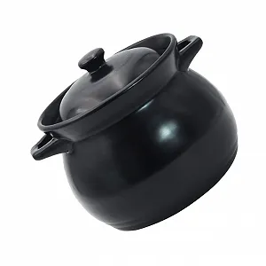 Кастрюля для тушения Ciieeo термостойкая многофункциональная черная - Фото 1