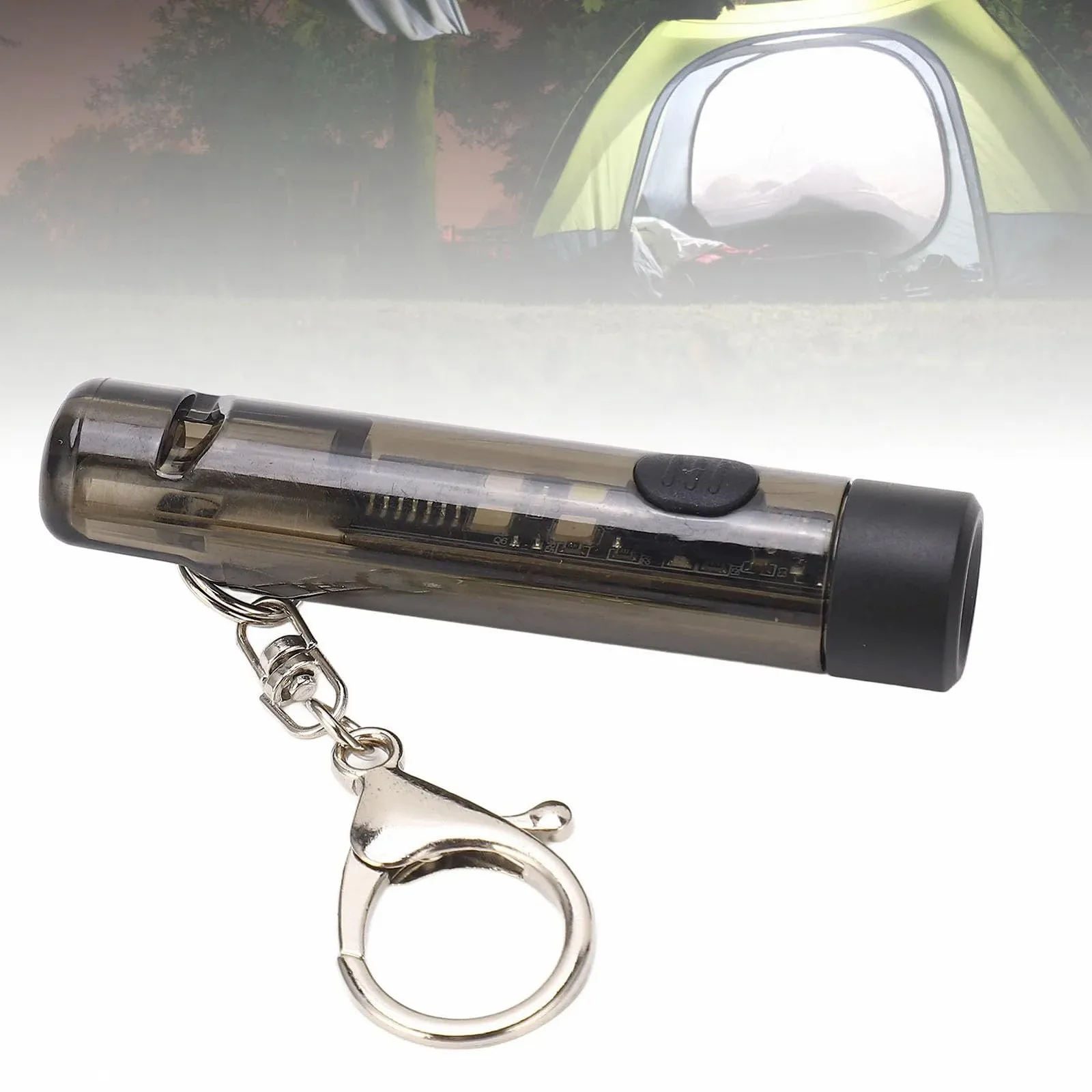 Фонарик USB C Брелок Перезаряжаемый Многофункциональный Мини Портативный Легкий Аварийный Уличный Фонарик со Свистком для Кемпинга Пешего Туризма, фото №6 Фонарик USB C Брелок Перезаряжаемый Многофункциональный Мини Портативный Легкий Аварийный Уличный Фонарик со Свистком для Кемпинга Пешего Туризма, фото №6