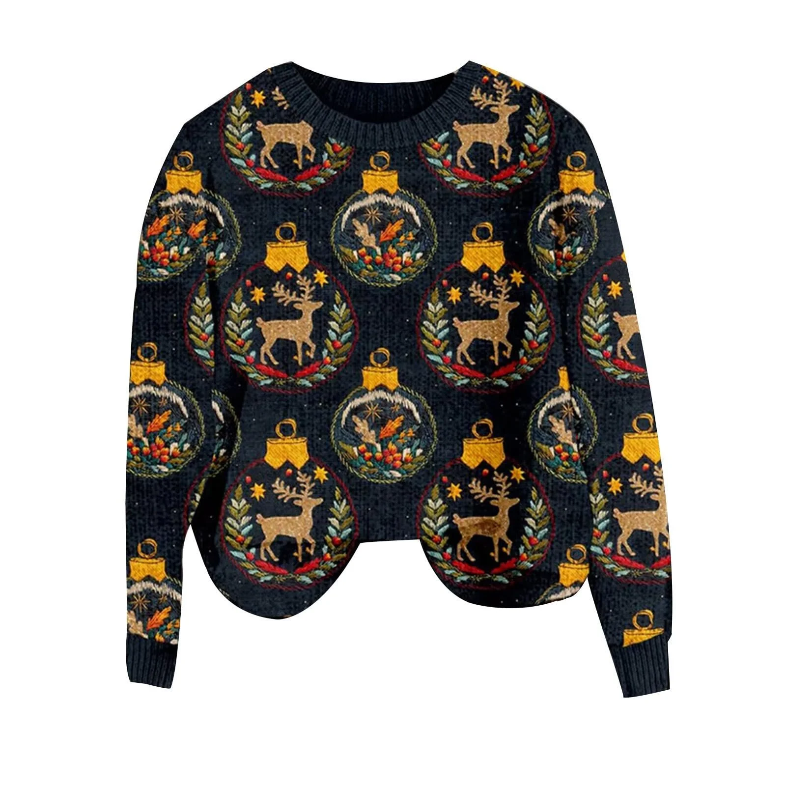 Женский Пуловер Фиолетовый, фото №2