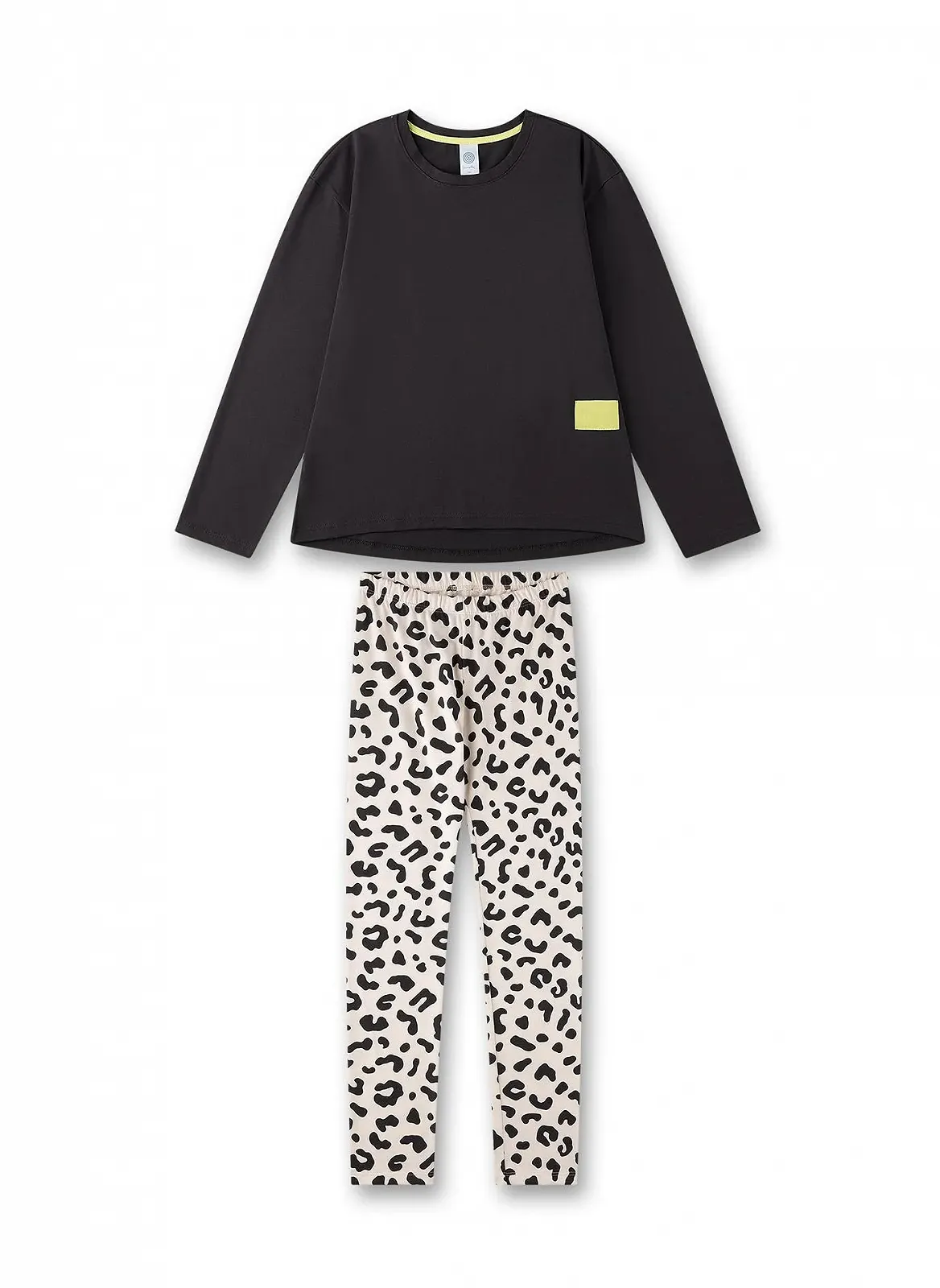Пижама Sanetta для девочек Черный, фото №1 Пижама Sanetta для девочек Черный, фото №1