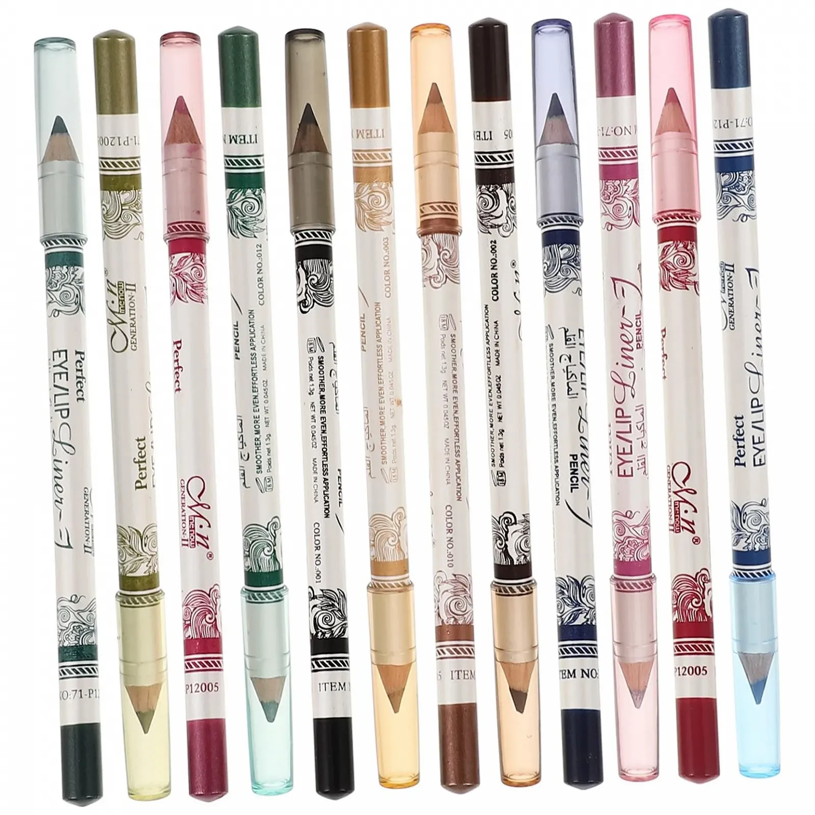 Набор карандашей для глаз minkissy, с блестками, фото №2