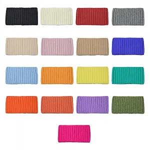 Повязка на голову зимняя Вязаная synthetic.ua - Фото 1