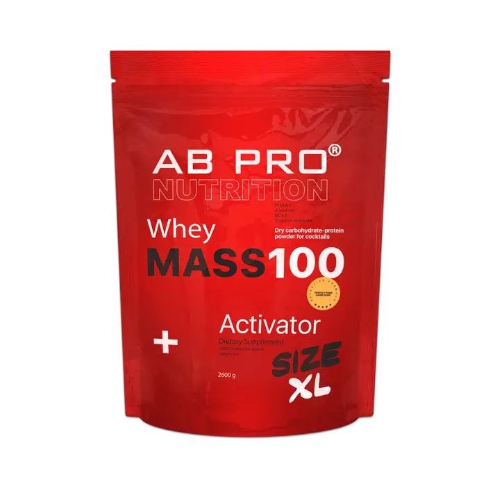Гейнер AB PRO MASS 100 Whey Activator 2600 г Ваниль, фото №1