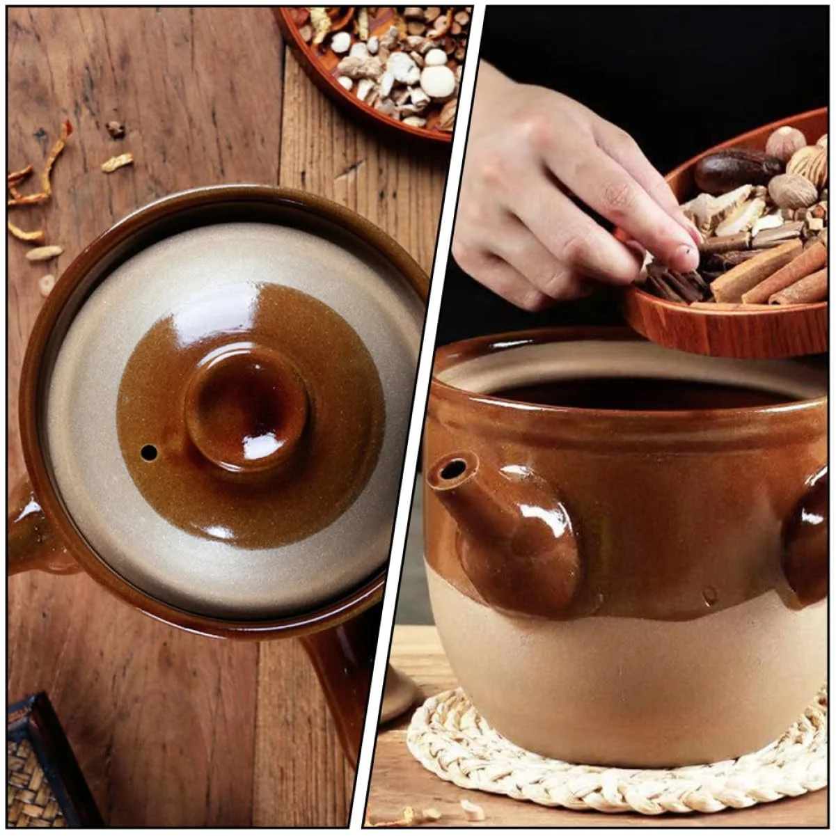 Ківш традиційний китайський термостійкий для відкритого вогню універсальний, фото №7