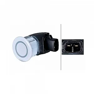 Датчик парковки HELLA 6PX 358 269-321 для TOYOTA, задний с обеих сторон, внешний - Фото 1