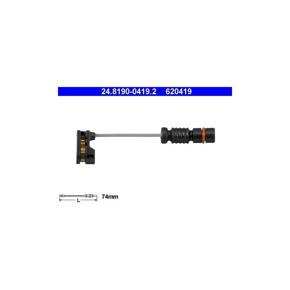 Датчик зносу гальмівних колодок ATE 24.8190-0419.2 для MERCEDES-BENZ, фото №1