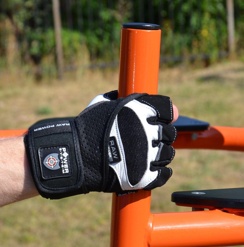 Рукавички для фітнесу Power System PS-2850 Raw Black/White XL, фото №6