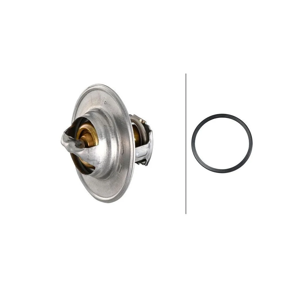 Термостат охолоджувальної рідини HELLA 8MT 354 778-461 для MAN MERCEDES-BENZ KOMATSU, фото №1