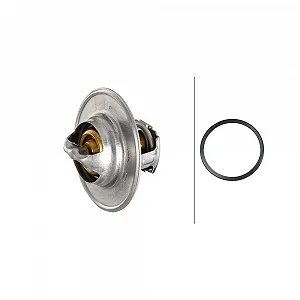 Термостат охолоджувальної рідини HELLA 8MT 354 778-461 для MAN MERCEDES-BENZ KOMATSU - Фото 1