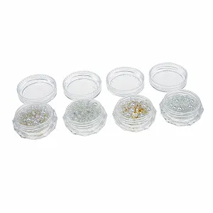 Жемчуг Healeved для рукоделия, без отверстий, пластиковые жемчужины разных размеров, декоративные жемчужины для ногтей, аксессуары для красоты, 4 коробки - Фото 1