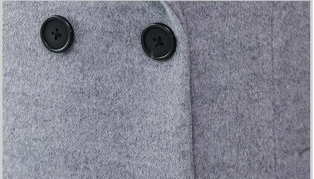 Пальто BROLEO Женское зимнее, элегантное, модное, двубортное, фото №6