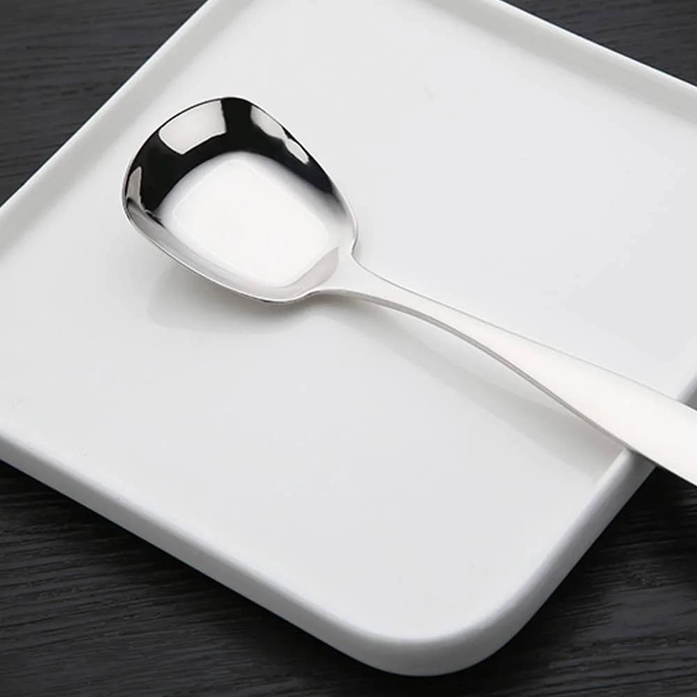 Набір з 4 квадратних ложок з нержавіючої сталі Brand Series Model, фото №4