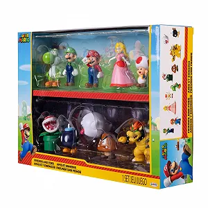 Набір фігурок Nintendo Super Mario Friends and Enemies 10 шт 6.5 см synthetic.ua - Фото 1