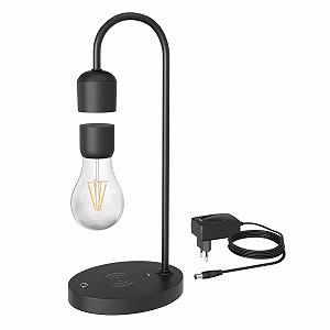 Настільна лампа ledscom.de Magneto магнітна левітуюча Чорна synthetic.ua - Фото 1