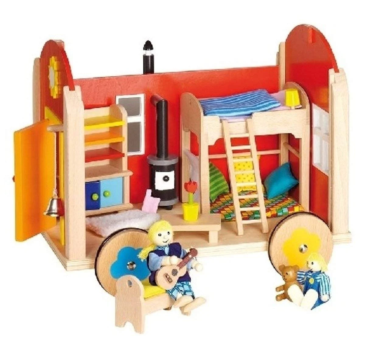 Набор Goki 51814 Puppenbauwagen с аксессуарами, фото №1