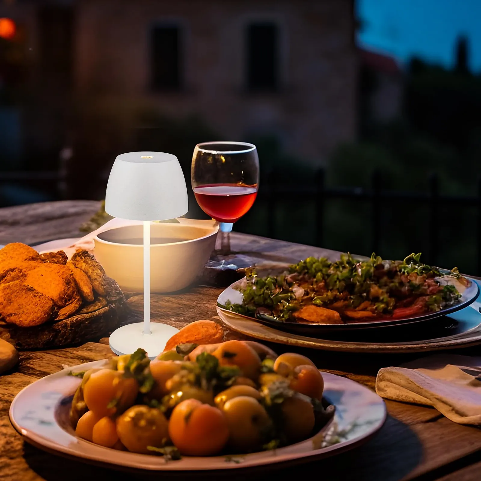 Настольная лампа BRILONER Mini LED Аккумуляторная IP44 Белый, фото №4