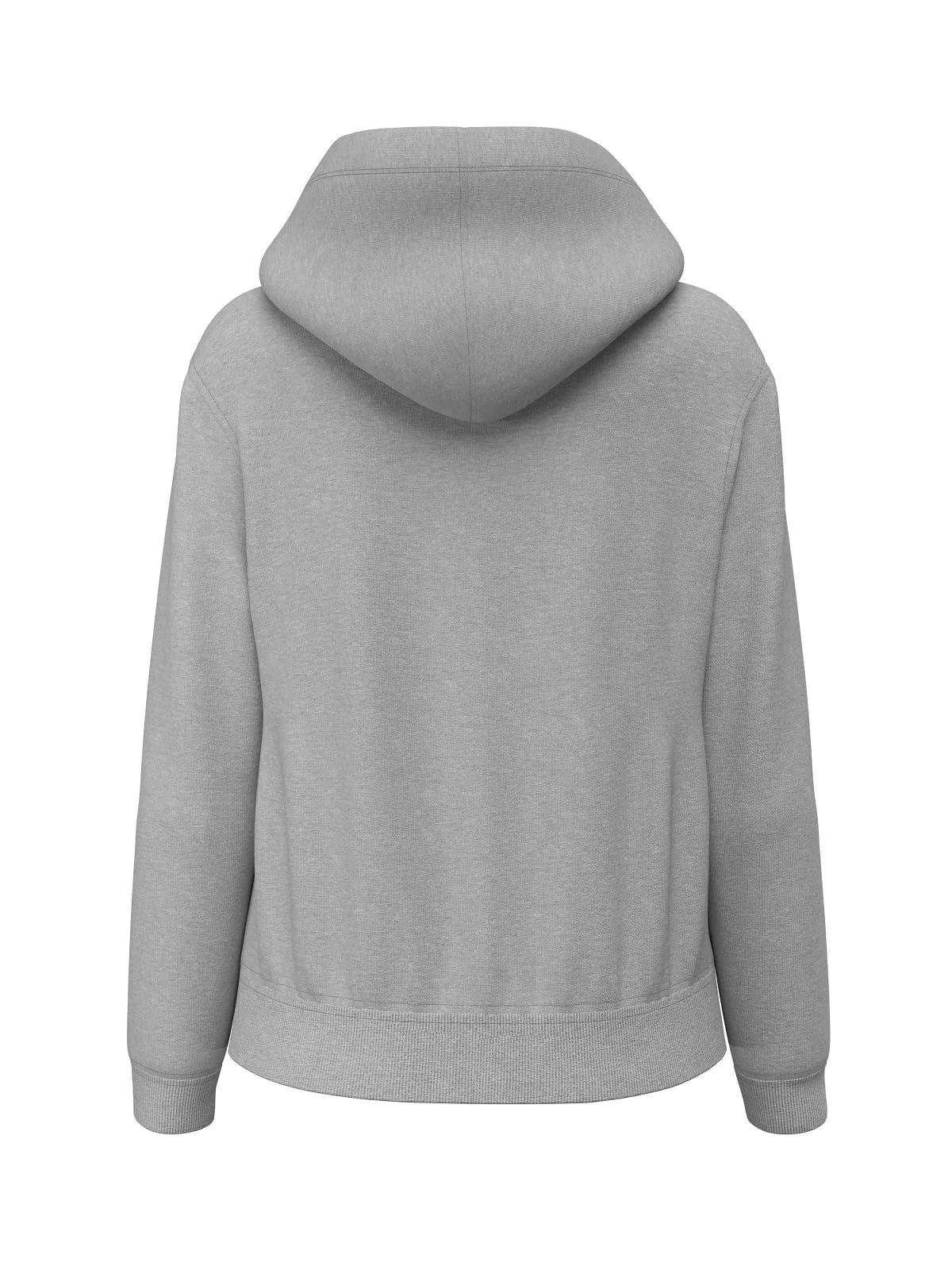 Кофта з капюшоном Guess REG MINI TRI Sweat сіра, фото №4