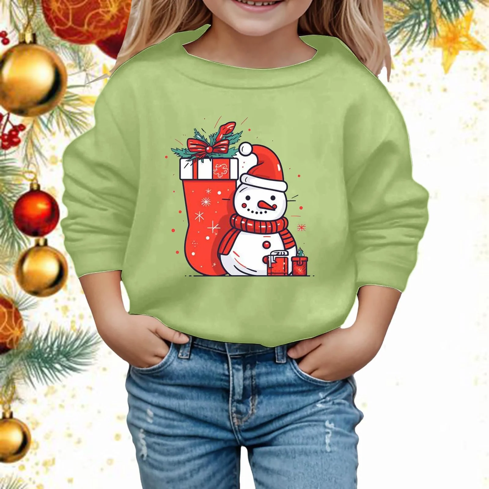 Худі Різдвяне Brand Series Snowflake Model з різдвяним принтом, фото №3