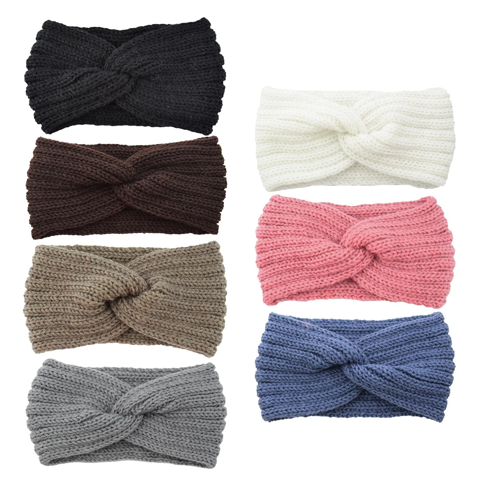 В'язана Пов'язка на Голову Жіноча Зимова Тепла, фото №1