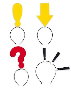 Набір з 4 обручів на голову Різдвяний - Фото 1