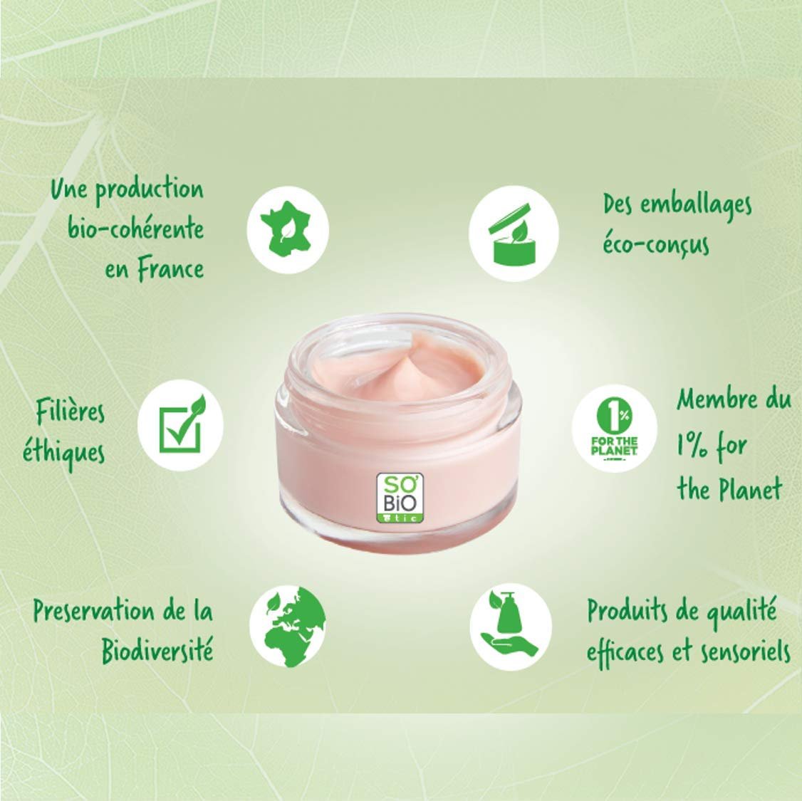 Денний крем So'Bio Étic Hydra Aloe Vera легкий зволожувальний, фото №11