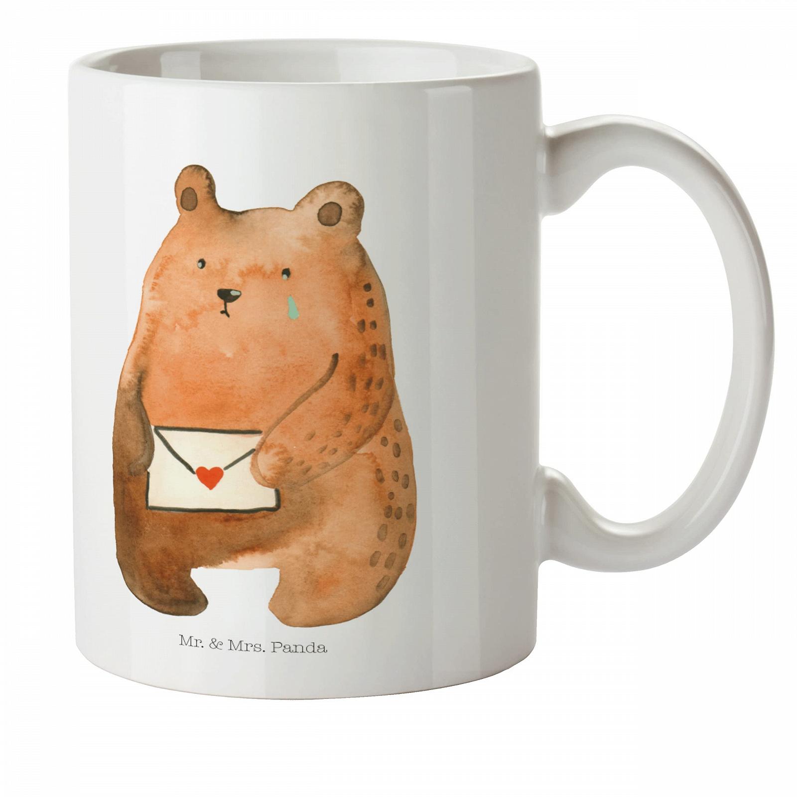 Дитяча кружка Mr. & Mrs. Panda Ведмідь Ich vermisse dich Пластикова кружка, фото №1
