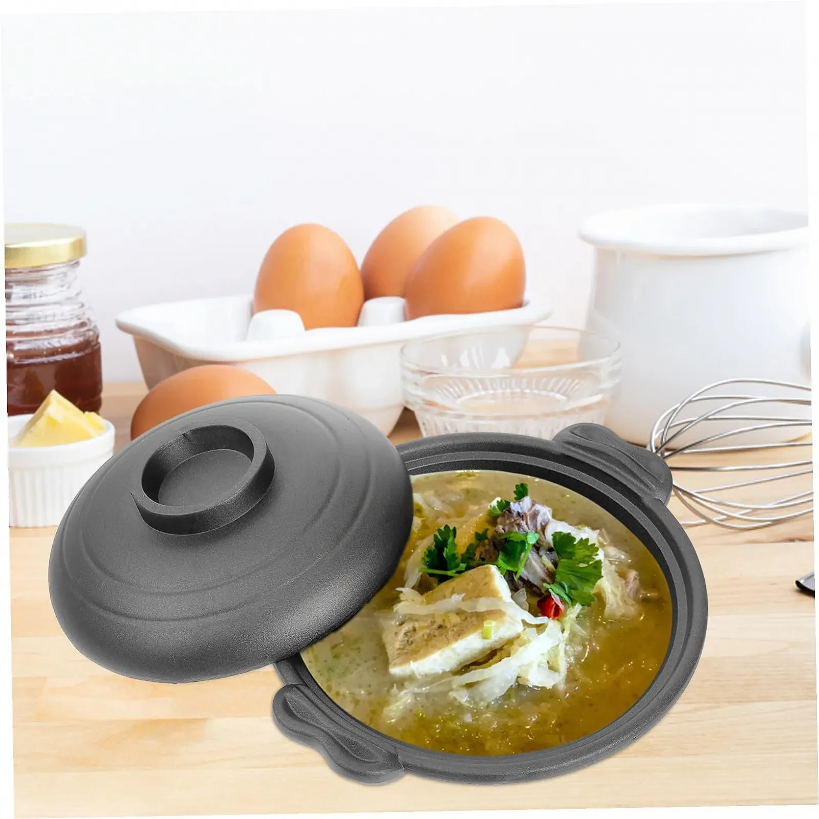 Кастрюля SECFOU керамическая антипригарная с энергосберегающим основанием, фото №7