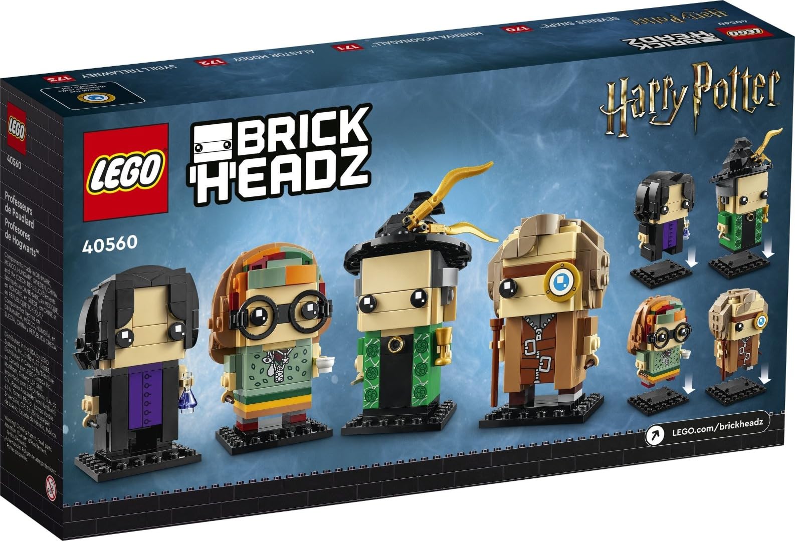 Конструктор LEGO BrickHeadz Harry Potter Професори Гоґвортсу 40560, фото №2 Конструктор LEGO BrickHeadz Harry Potter Професори Гоґвортсу 40560, фото №2