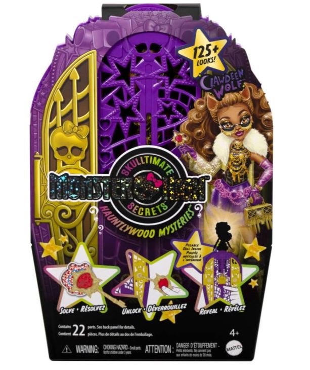 Monster High Clawdeen Wolf Клодин Вульф таємниці Хаунтллівуду Skulltimate Secrets – шафа, 19+ сюрпризів, фото №4 Monster High Clawdeen Wolf Клодин Вульф таємниці Хаунтллівуду Skulltimate Secrets – шафа, 19+ сюрпризів, фото №4