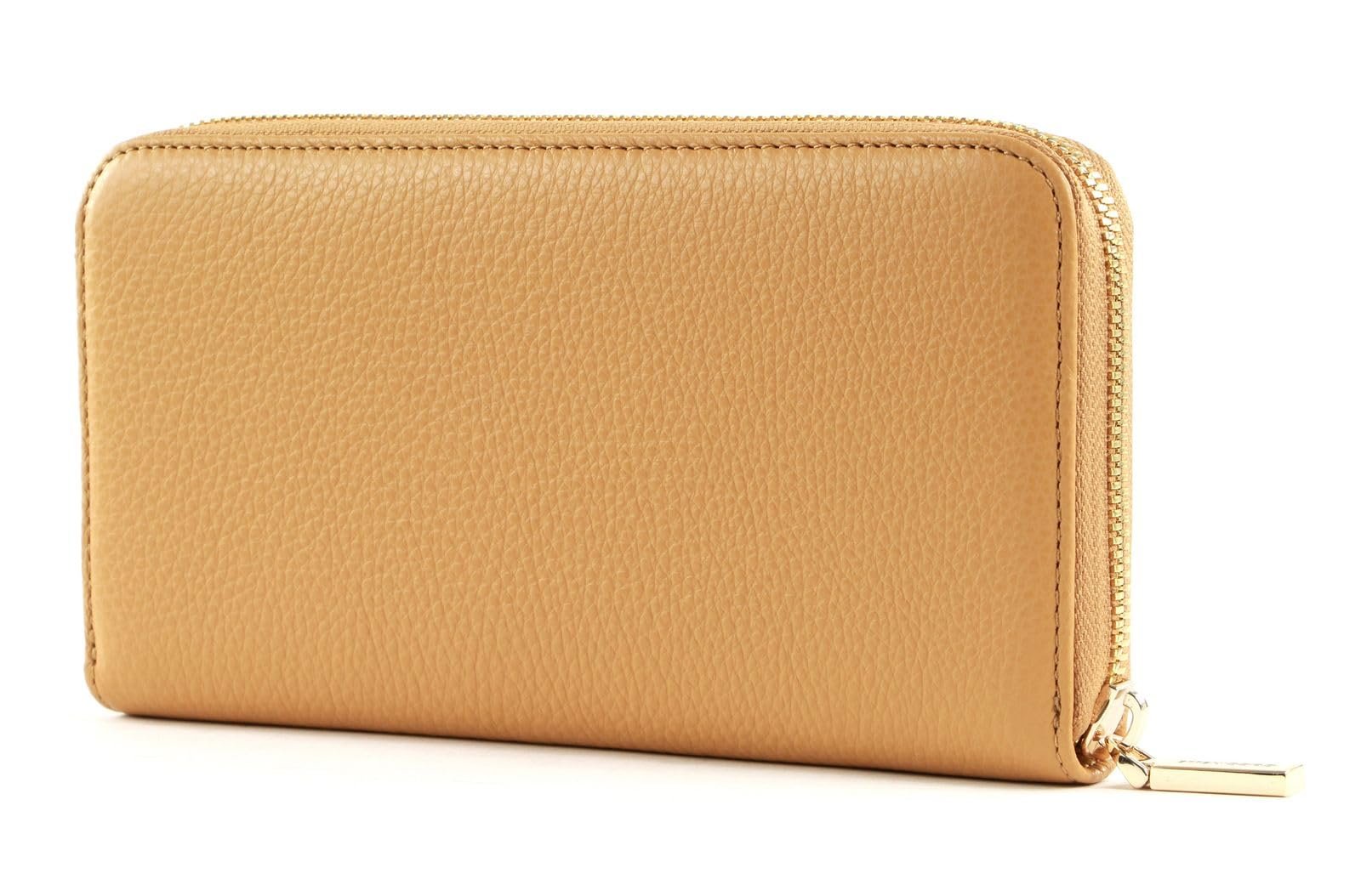 Кошелек Coccinelle Metallic Soft Zip Around Бежевый, фото №4
