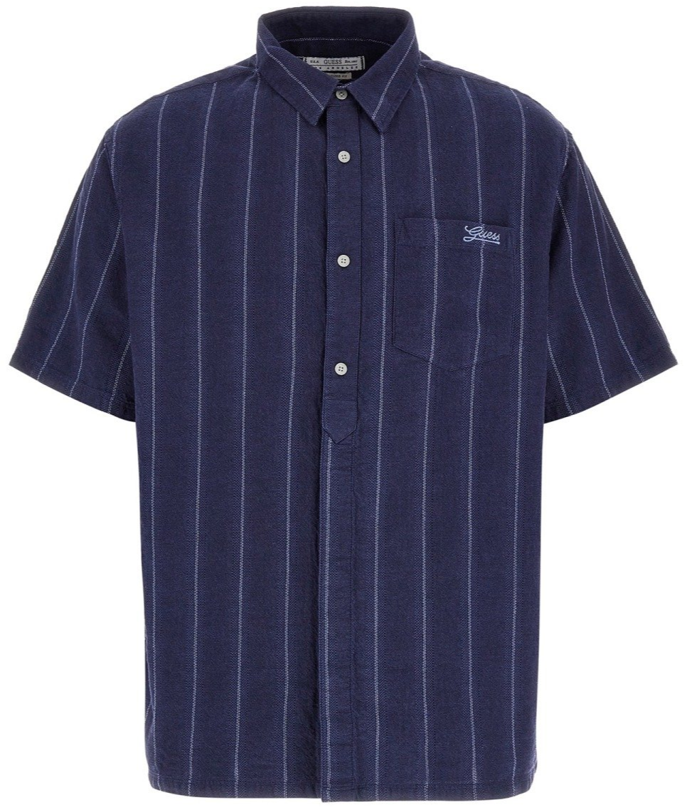 Мужская рубашка GUESS JEANS / Синяя / Размер L, фото №1