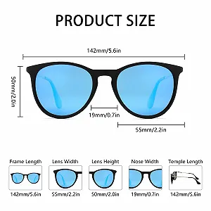 Сонцезахисні окуляри Круглі Retro Long Keeper Поляризовані Unisex UV400 synthetic.ua - Фото 1