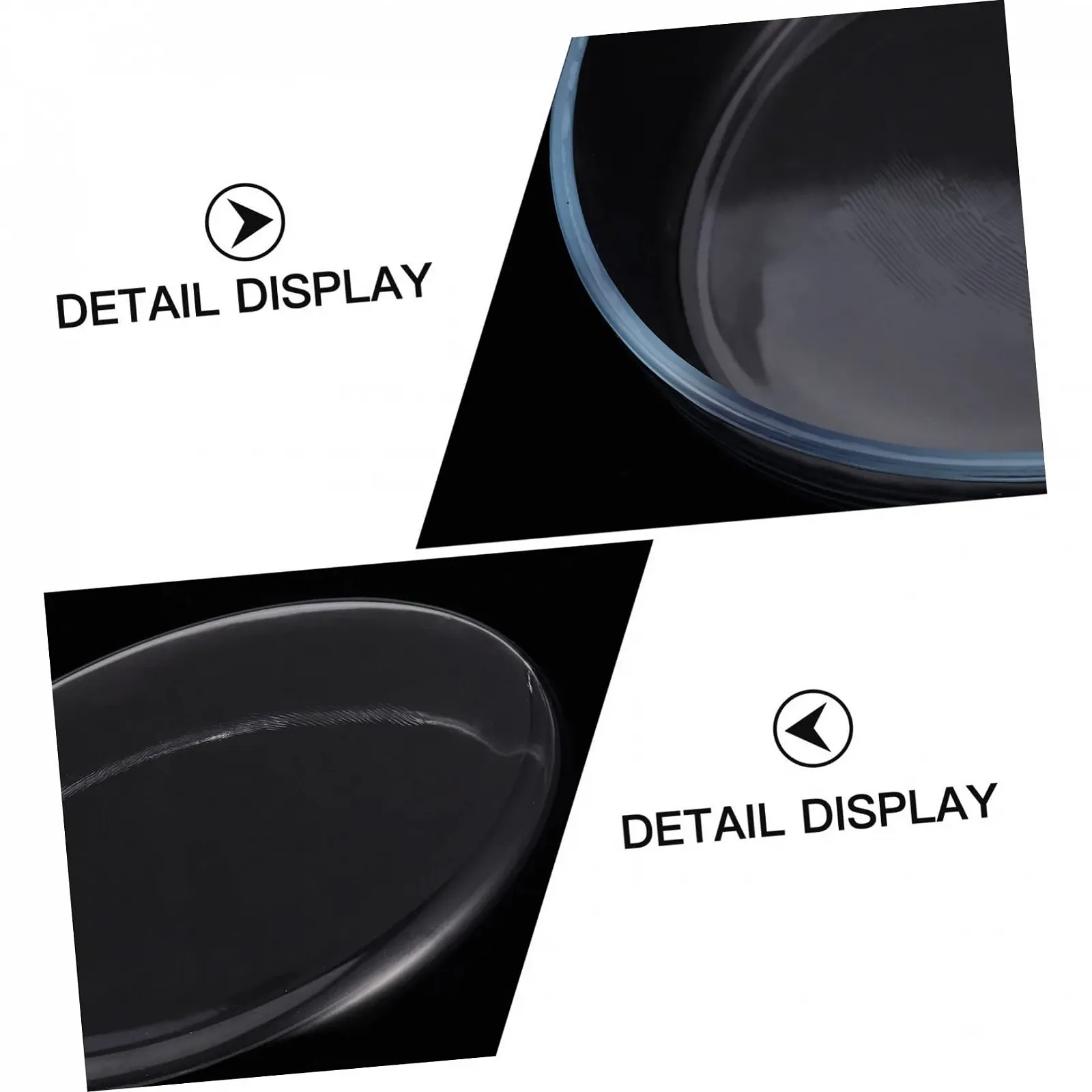 Форма для запікання Luxshiny скляна велика овальна термостійка антипригарна, фото №3