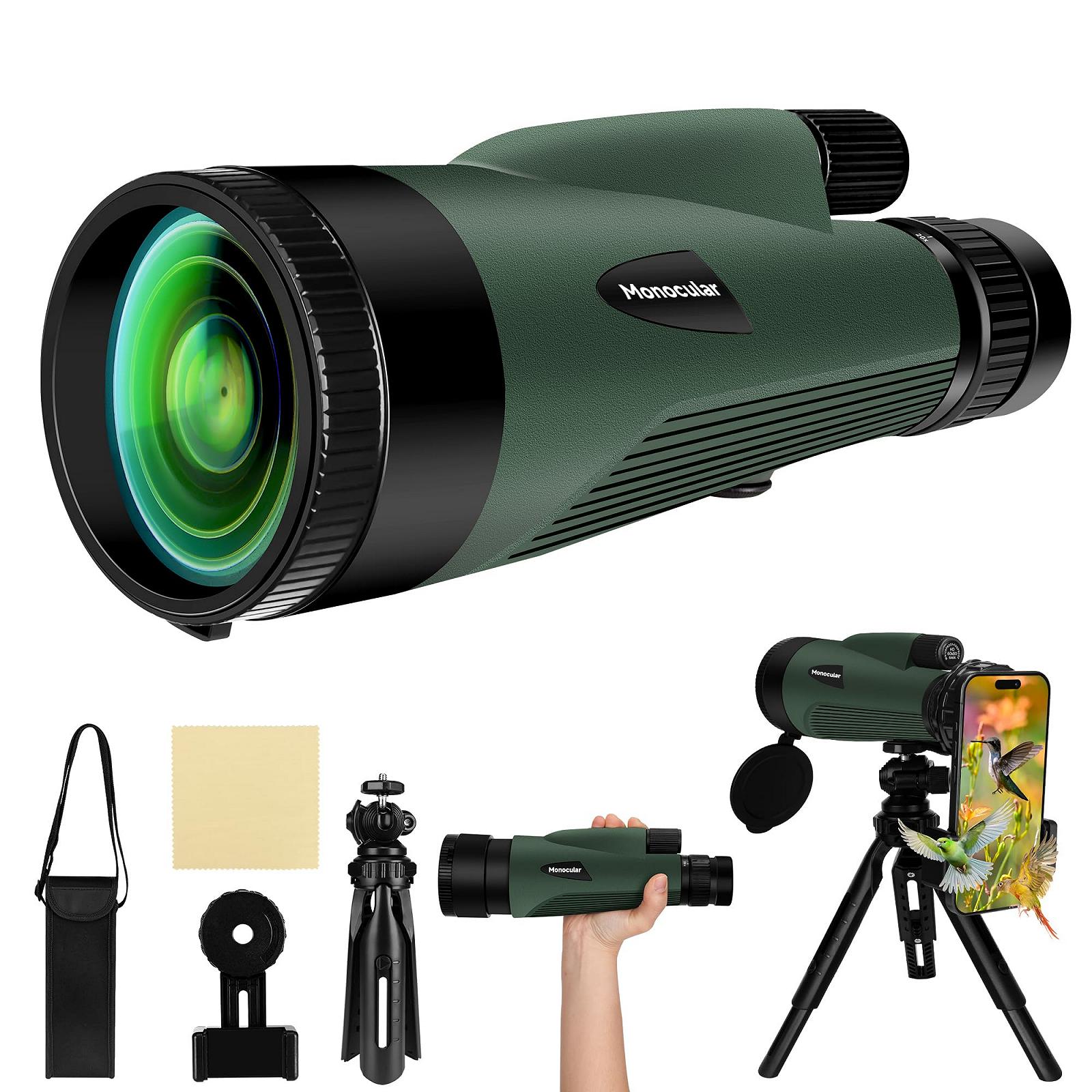 Монокуляр Teleskop 60X80 Monokular Stretchable Водонепроницаемый, фото №1