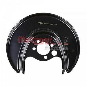 Защитный кожух тормозного диска METZGER 6115217 для VAG задняя ось слева synthetic.ua - Фото 1