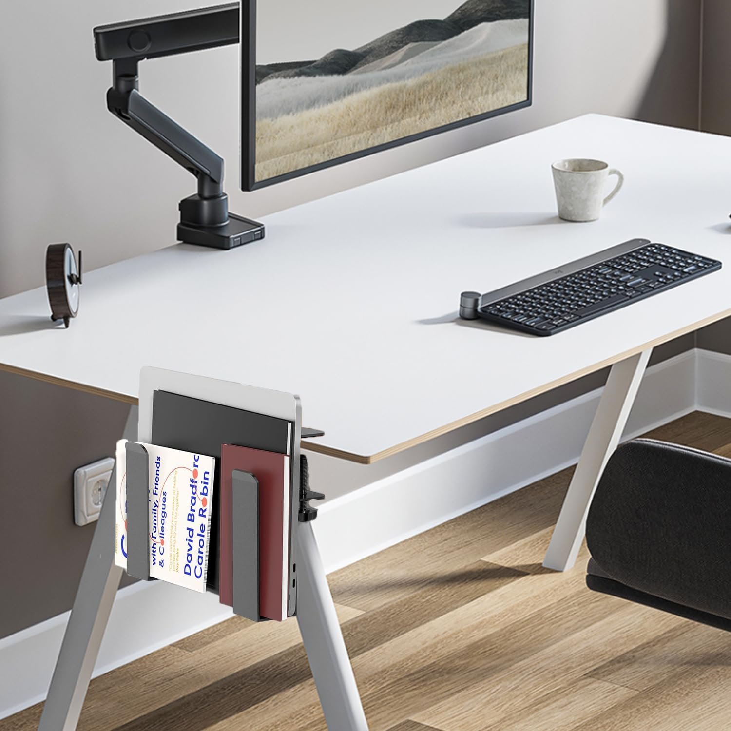 Регульована Настільна Підставка для Ноутбука, Вертикальна, фото №4 Регульована Настільна Підставка для Ноутбука, Вертикальна, фото №4
