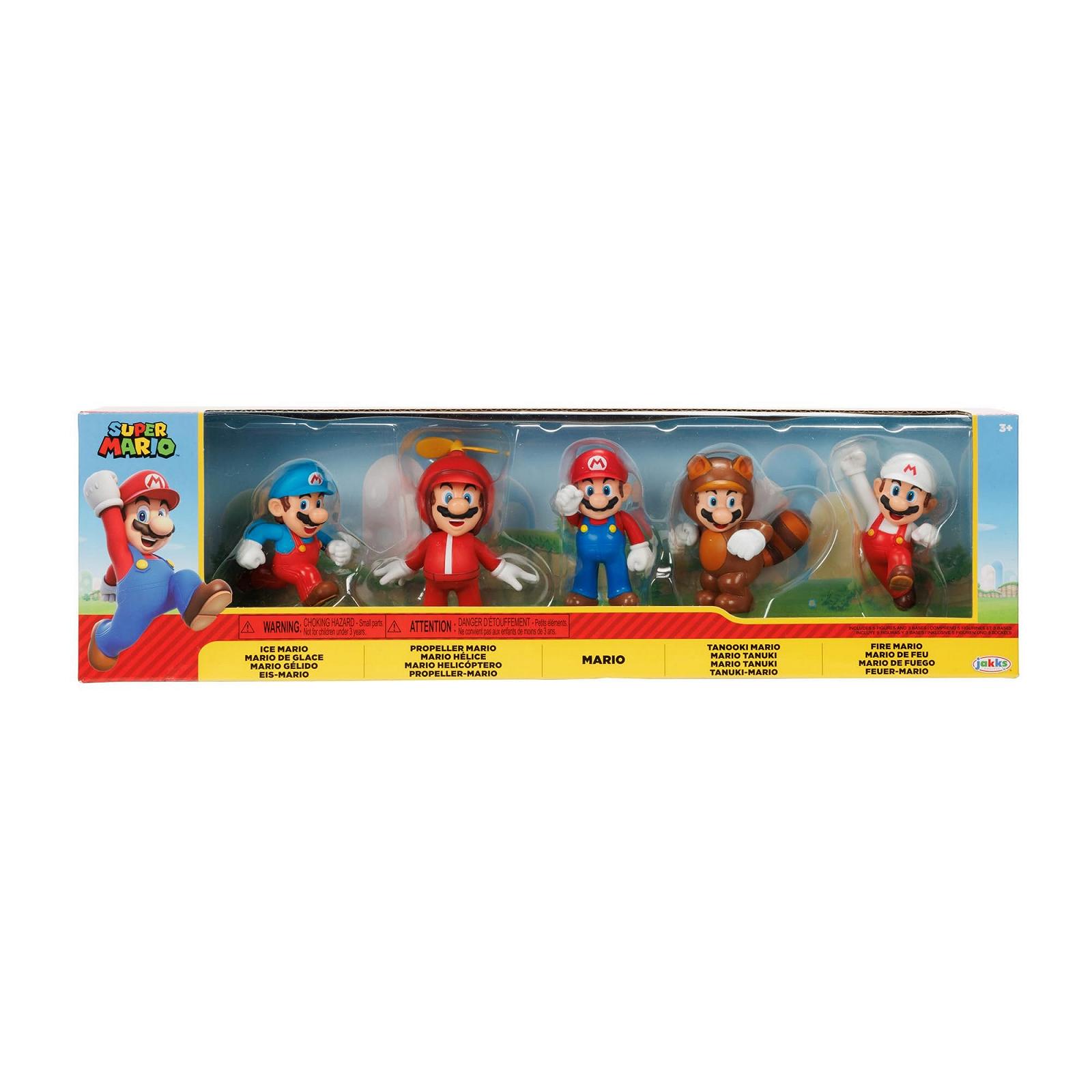 Набір фігурок Super Mario Nintendo, 5 шт., тільки Mario, 6,5 см, фото №1