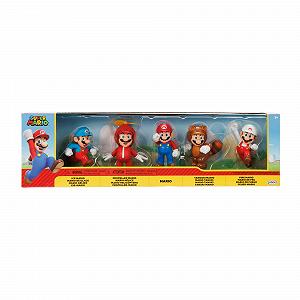 Набір фігурок Super Mario Nintendo, 5 шт., тільки Mario, 6,5 см - Фото 1
