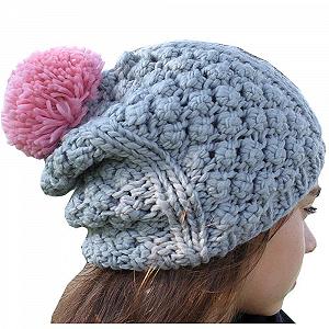 Шапка вязаная Maximo для девочек, зимняя, крупной вязки - Фото 1