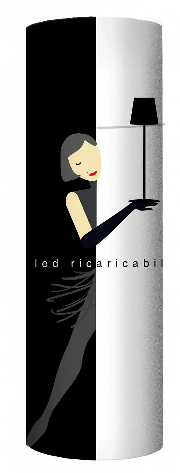 Настільна лампа MAJESTIC AGATA LED Wireless Rechargeable Long Life Touch Dimmer Indoor Outdoor IP54 H37cm Чорний, фото №5