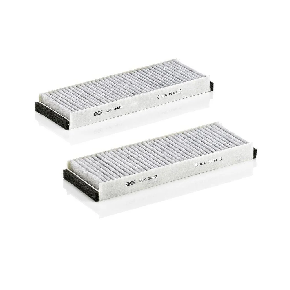 Фильтр салона MANN-FILTER CUK 3023-2 для VAG за перчаточным ящиком, фото №1 Фильтр салона MANN-FILTER CUK 3023-2 для VAG за перчаточным ящиком, фото №1