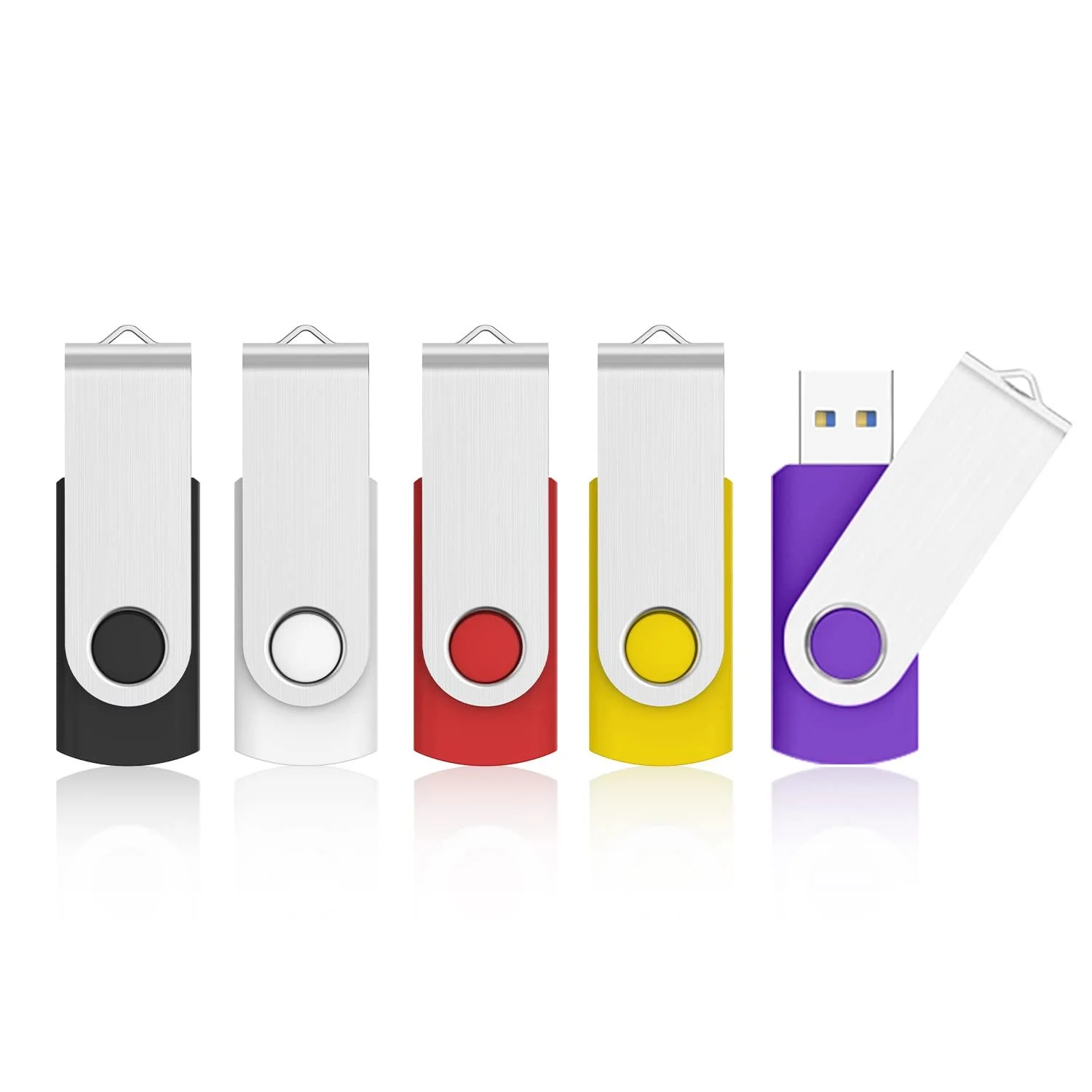 USB-флеш-накопичувач KOOTION 64GB USB 3.0 Pack of 5 Multicolor, фото №1