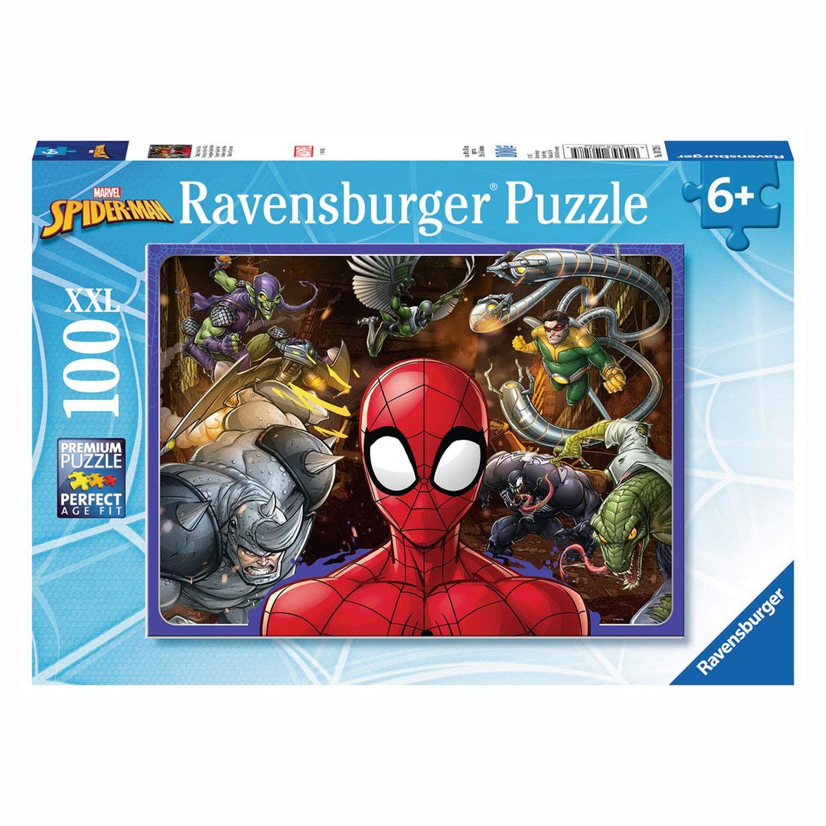 Пазл Ravensburger Marvel Spider-Man XXL Человек-паук 100 элементов, фото №3