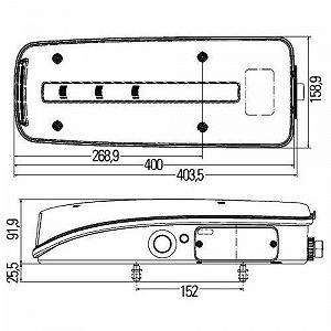Задний фонарь HELLA 2VP 012 381-041 для DAF MAN TERBERG-BENSCHOP правый synthetic.ua - Фото 1