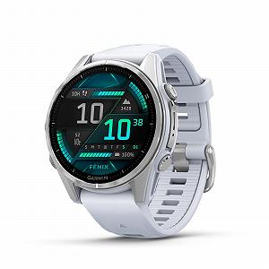 Смарт-часы Garmin fēnix 8 GPS Multisport 43 мм AMOLED, сенсорный/кнопочный дисплей 1.3 дюйма, фонарик, карты Topo, более 80 предустановленных спортивных приложений, телефония, Music Pay - Фото 1
