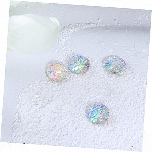 Стрази Скляні COHEALI Круглі Плоскі 50 шт. synthetic.ua - Фото 1