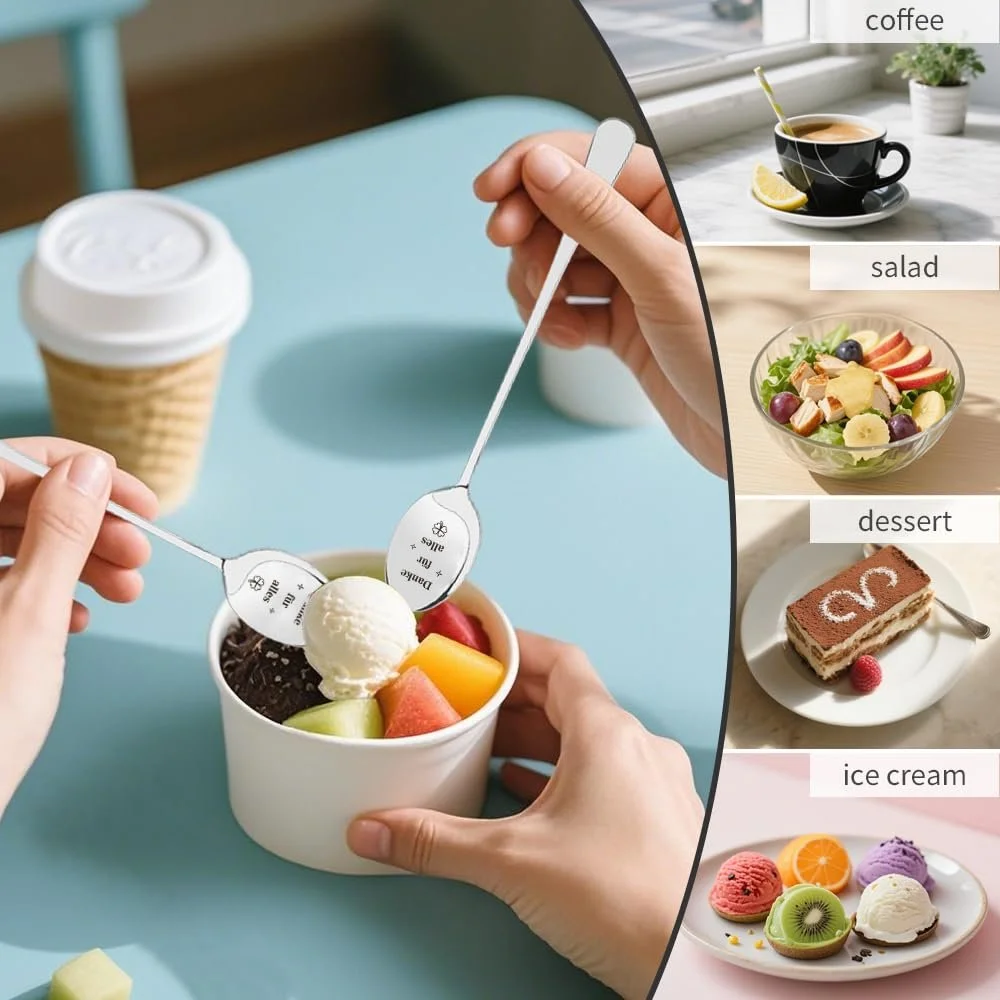 Ложка для чаю/кави з написом подяки в подарунок вчителю, фото №4