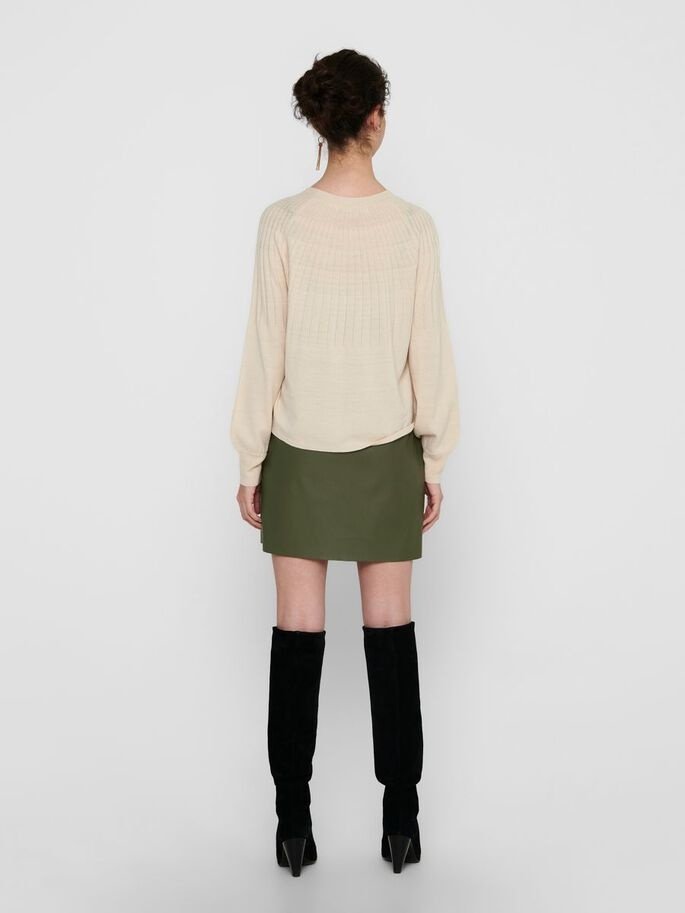 Пуловер ONLAMALIA L/S PULLOVER CC KNT 15219325 Pumice Stone ONLY L, фото №4